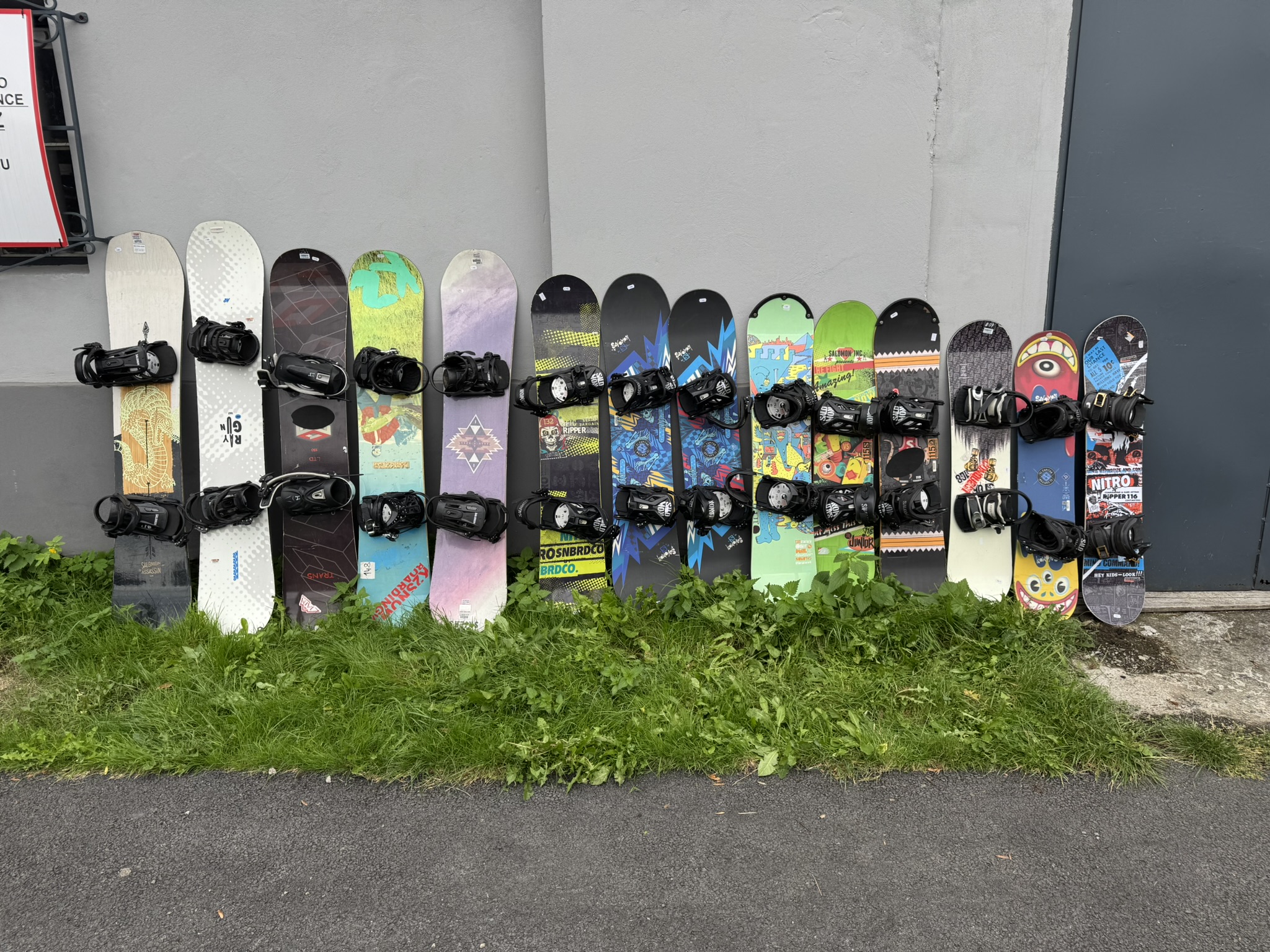 14x SNB  with bindings