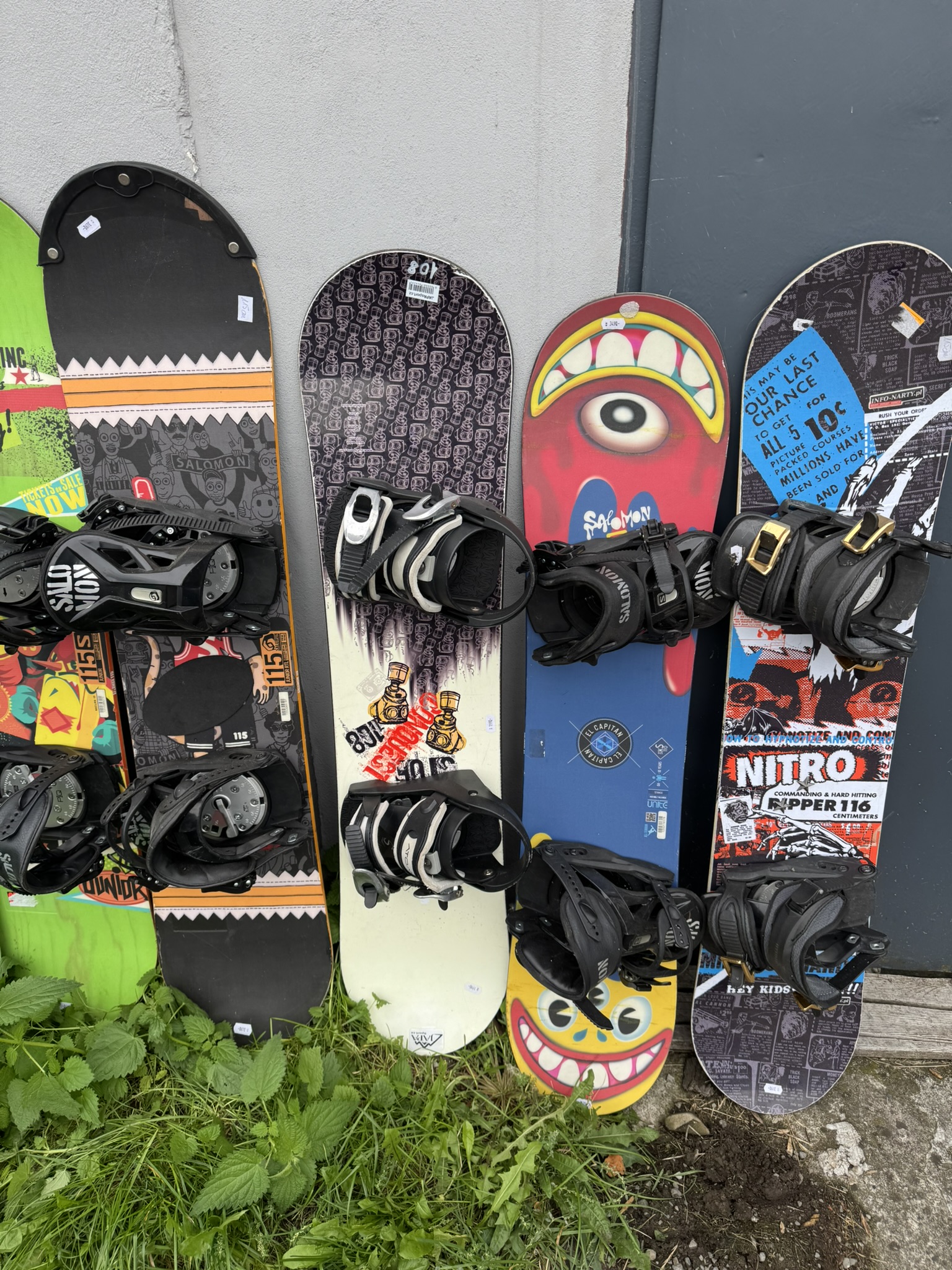 14x SNB  with bindings