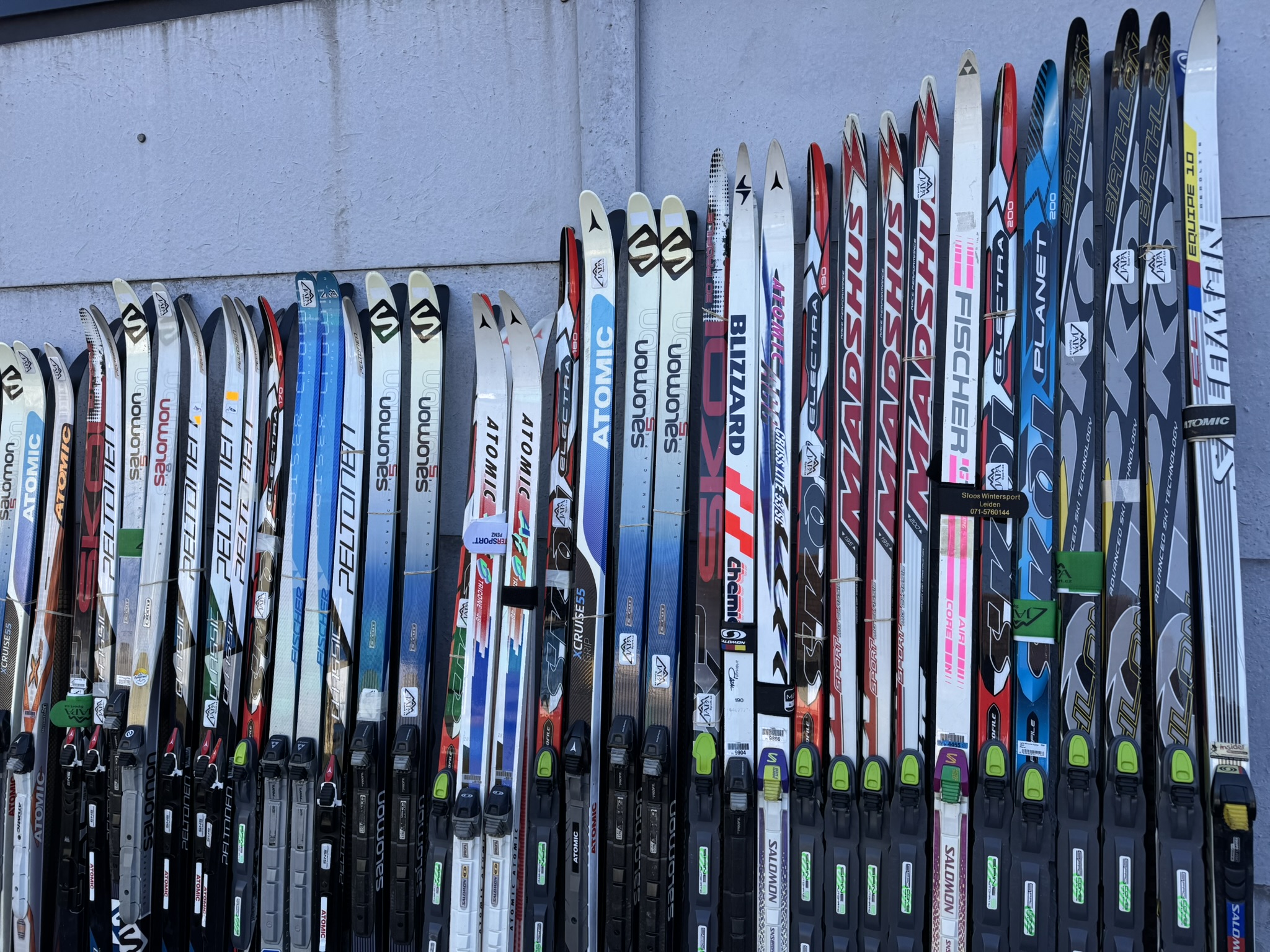118x cross-country skis -package