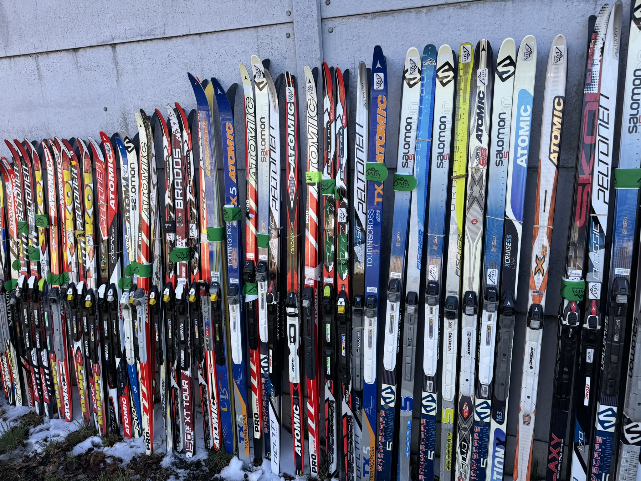 118x cross-country skis -package